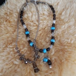 Crystal and Glass Bead Necklaces
